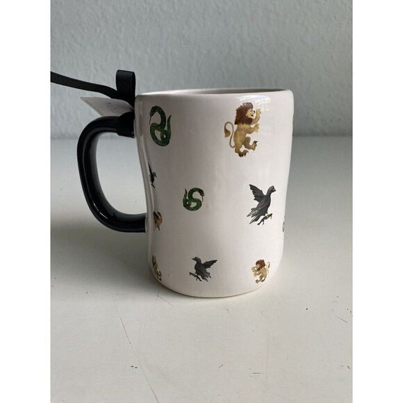 Rae Dunn Hogwarts Houses Mug Harry Potter Gryffindor Slytherin Hufflepuff NEW - Picture 3 of 10